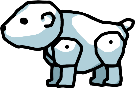 Polar Bear Cub - Polar Bear Scribblenauts (546x359)