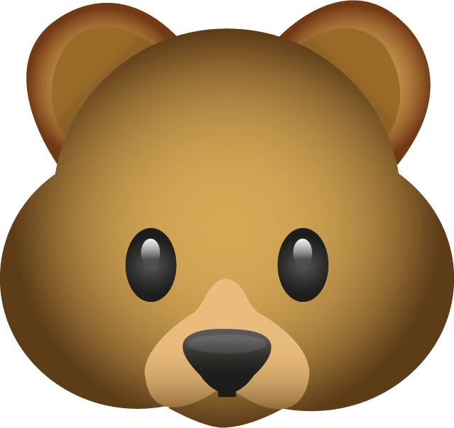 Bear Clipart Emoji - Bear Emoji Png (640x604)