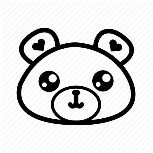 Bear Clipart Emoji - Cute Bear Icon Png (512x512)