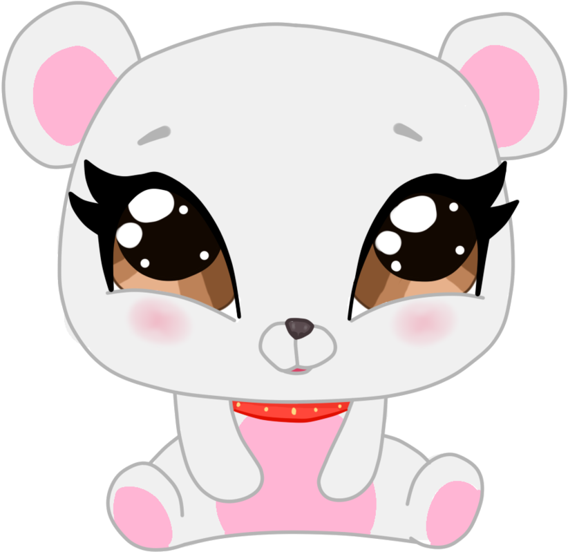 Polar Bear Magic Pet By Winxchara - Polar Bear Girl Cartoon (900x990)