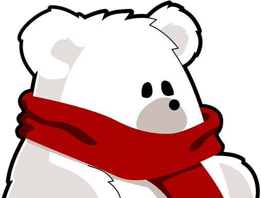 Polar Bear Facts For First Graders - Custom Teddy Polar Bear Shower Curtain (553x385)