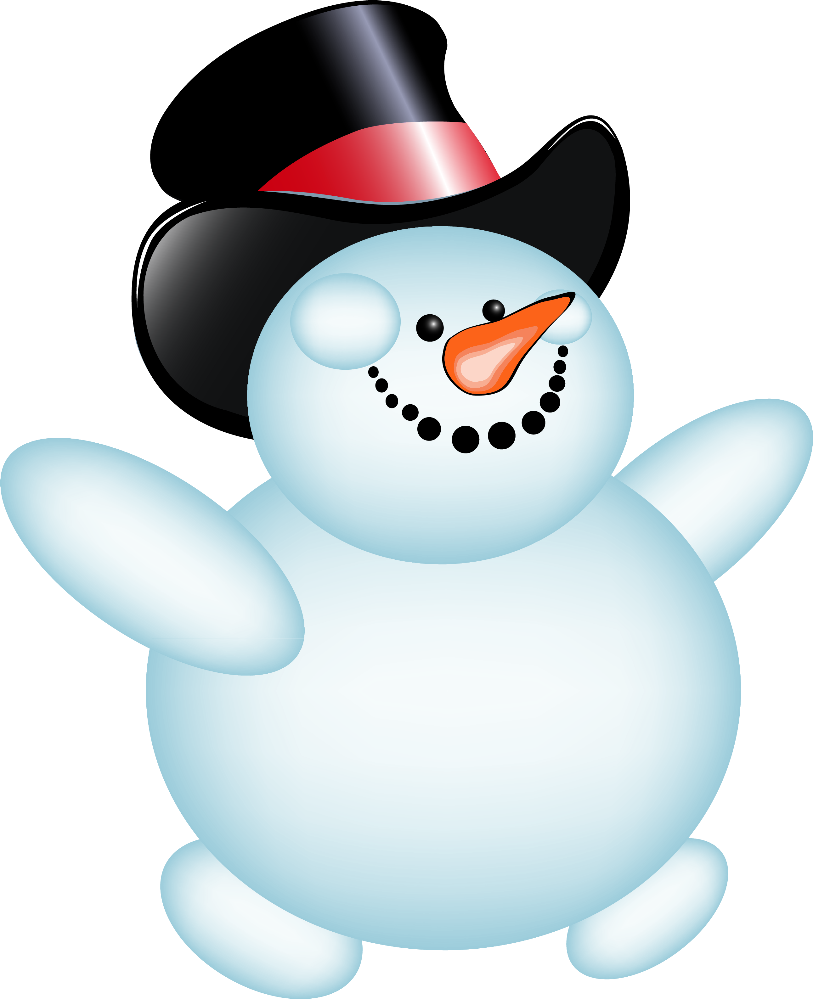 Snowman Clipart Transparent - Snowman Clipart Transparent (2622x3198)