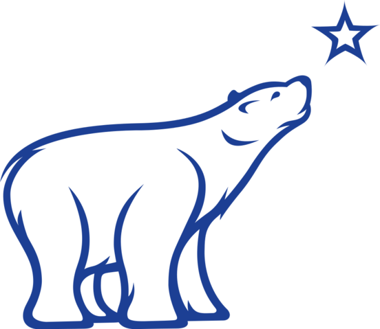 Nelvana Polar Bear 2004 - Nelvana Polar Bear Logo (552x479)