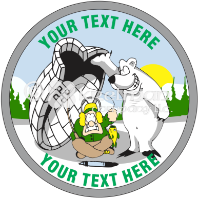 K1914 Ice Fishing Polar Bear Suprise - Gatewood Galbraith (1875x1875)