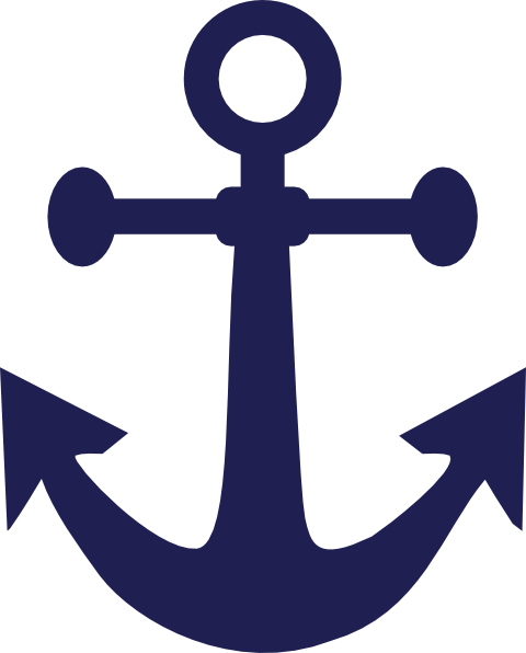 Anchor Blue Art Svg Downloads Symbols Download Vector - Navy Anchor Clip Art (480x596)