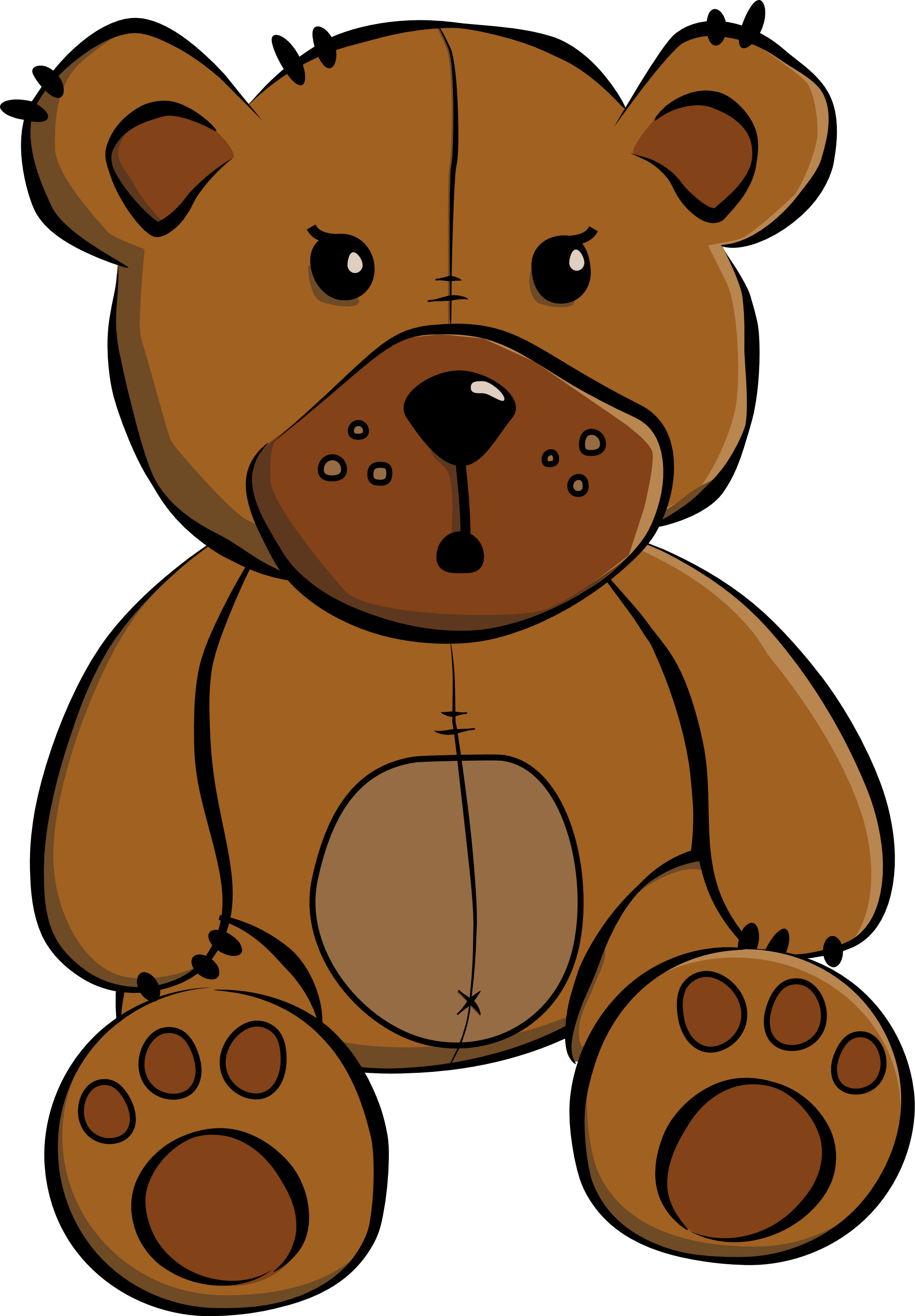 Teddy Bear Clipart (1979x2847)