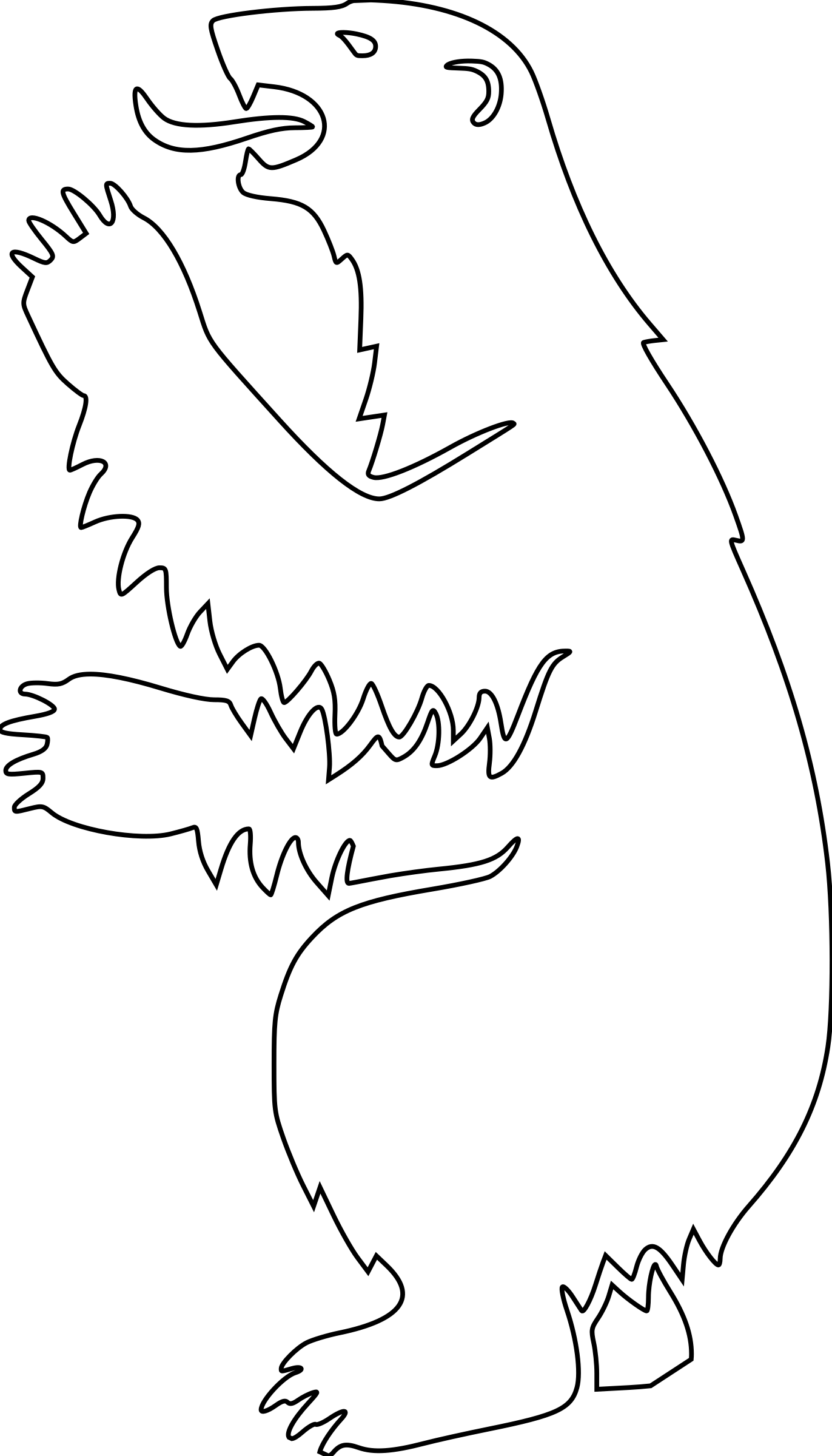 Big Image - Polar Bear Coat Of Arms (1372x2400)