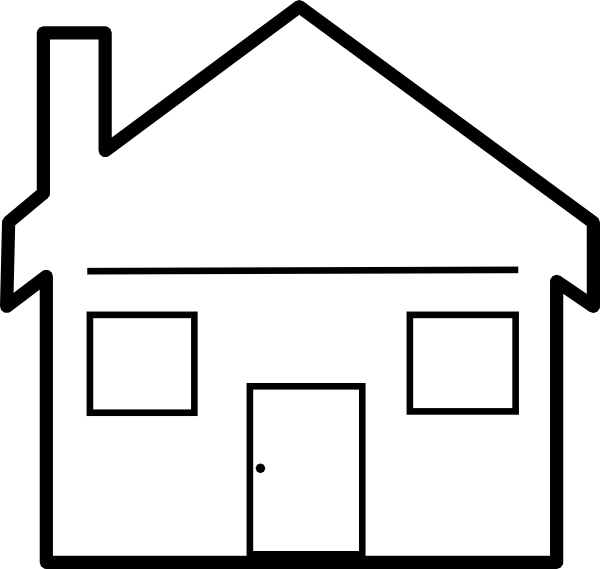 Habitat House Clip Art - Clip Art House (600x569)