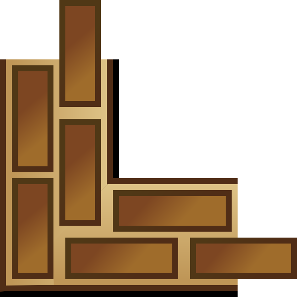 Free Vector Game Map Brick Border Clip Art - Borders Clip Art (600x600)