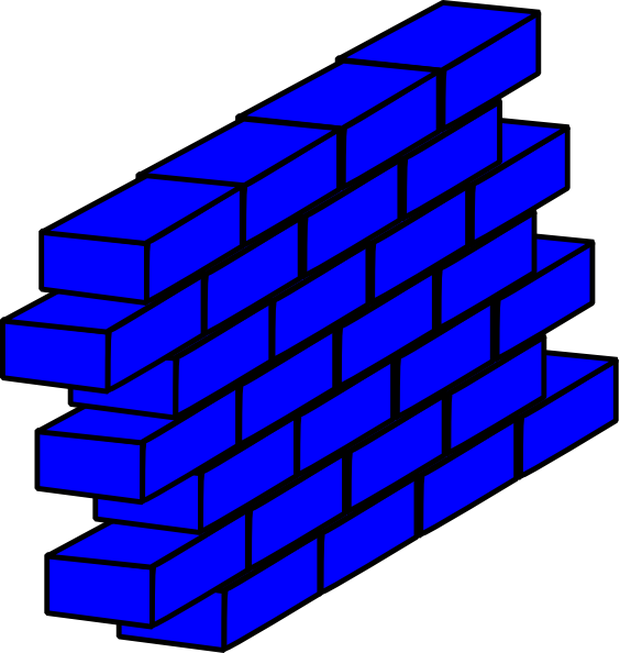 Brick Wall Clipart (564x594)