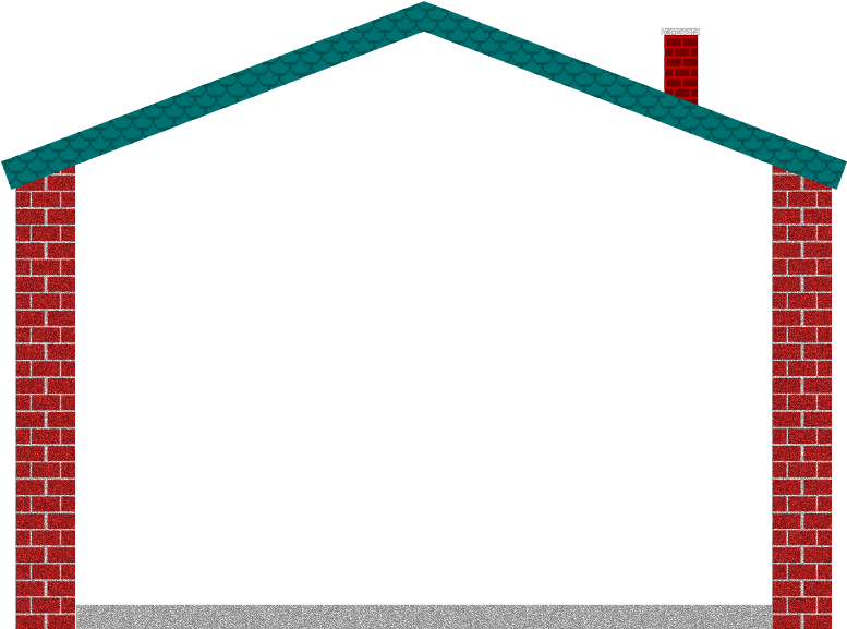 Free Bricks White Free Bricks Free House Border - Paper With House Border (800x618)