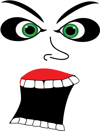 Scream Clip Art - Clip Art (512x435)