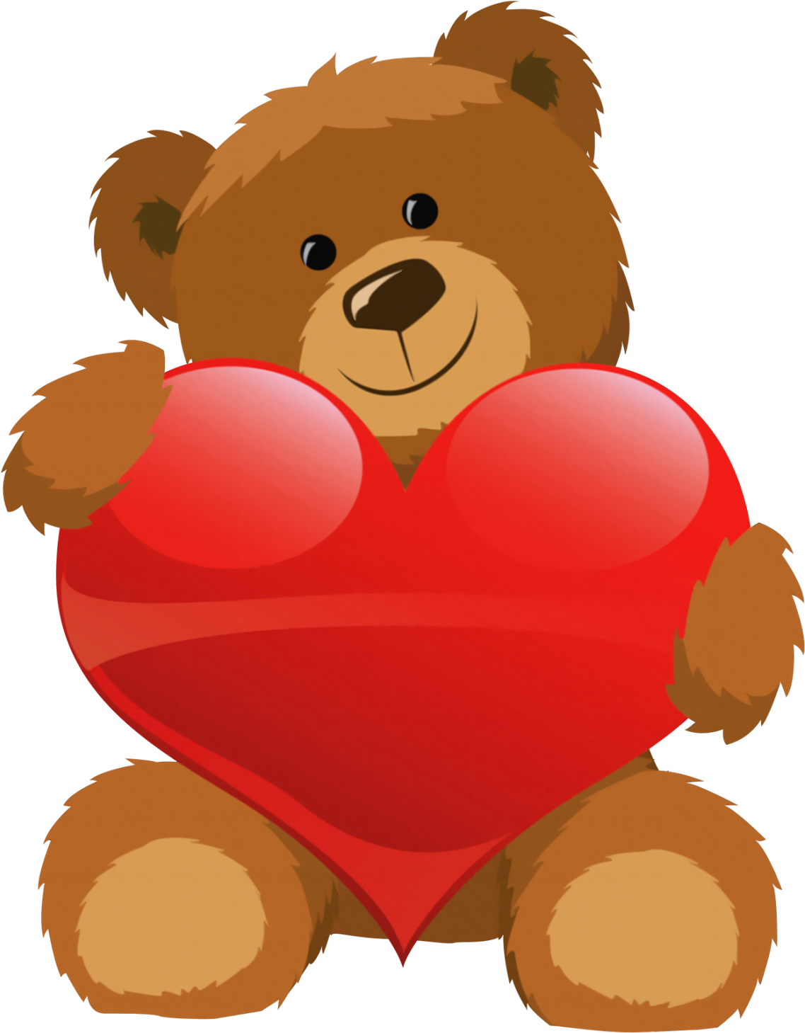 Cute Grizzly Bear Clipart Cute Bear With Heart Png - Cute Grizzly Bear Clipart Cute Bear With Heart Png (1170x1486)