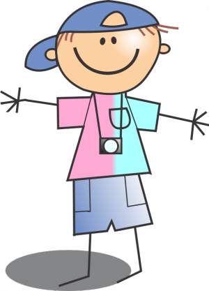 ✿**✿*palitos*✿**✿* - Happy Boy Clip Art (300x417)