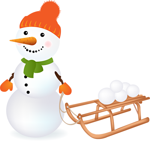 Ninot De Neu - Christmas Vector (500x469)