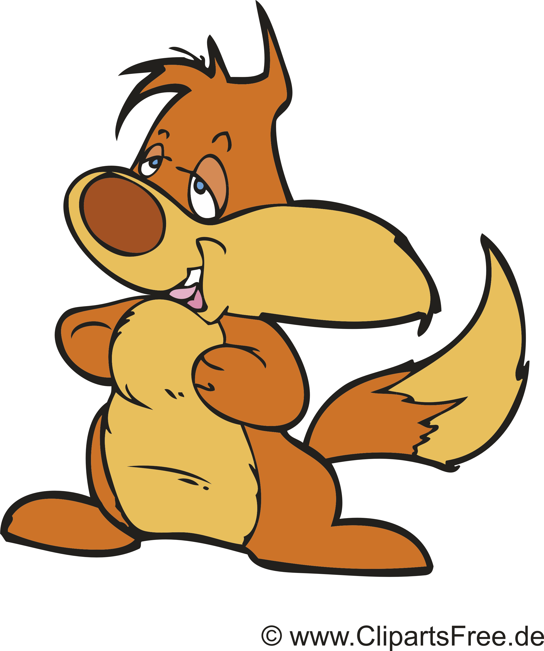 Eichhoernchen Clipart, Bild, Illustration - Eichhörnchen Clipart (2290x2743)