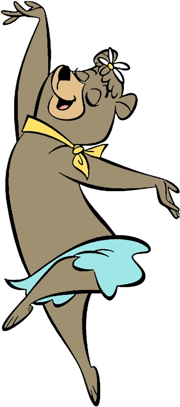 Cindy Bear - Cindy Bear Yogi Bear (380x821)