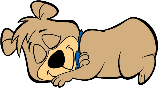 Boo-boo Sleeping - Yogi Bear And Boo Boo (678x385)
