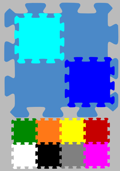 Puzzle Carpet Vector (420x595)