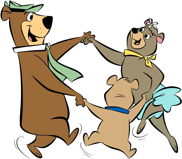 Cindy And Boo-boo Bear - Yogi Bear And Cindy Bear (643x561)
