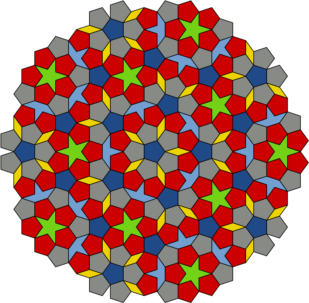 Penrose Tiling - Penrose Tiling (2000x2000)