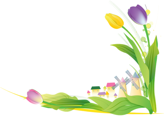 Cenefas Y Esquineros - Flower (576x417)