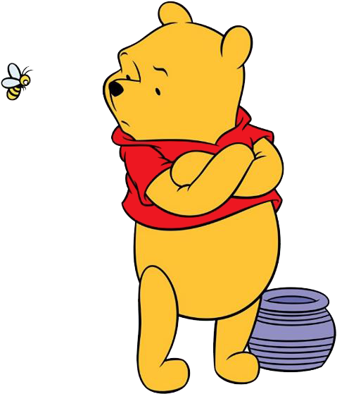 Bees Clipart Pooh - Winnie The Pooh And Bees (506x577)