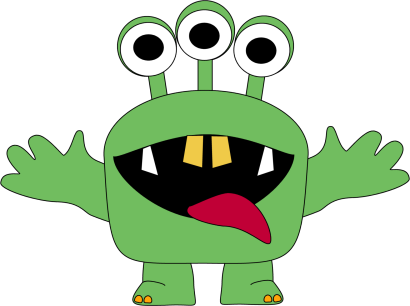 Mapnik Is The Monster That Eats Data And Stylesheets - Clipart Monster (410x306)