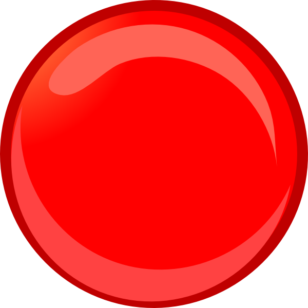 Red Ball Clip Art At Clker - Circle (600x600)
