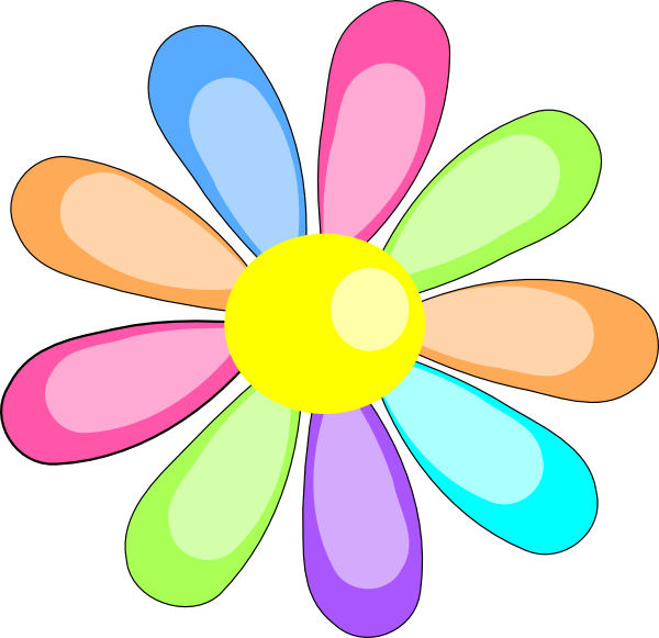 May Clipart - Clip Art Flowers (728x704)
