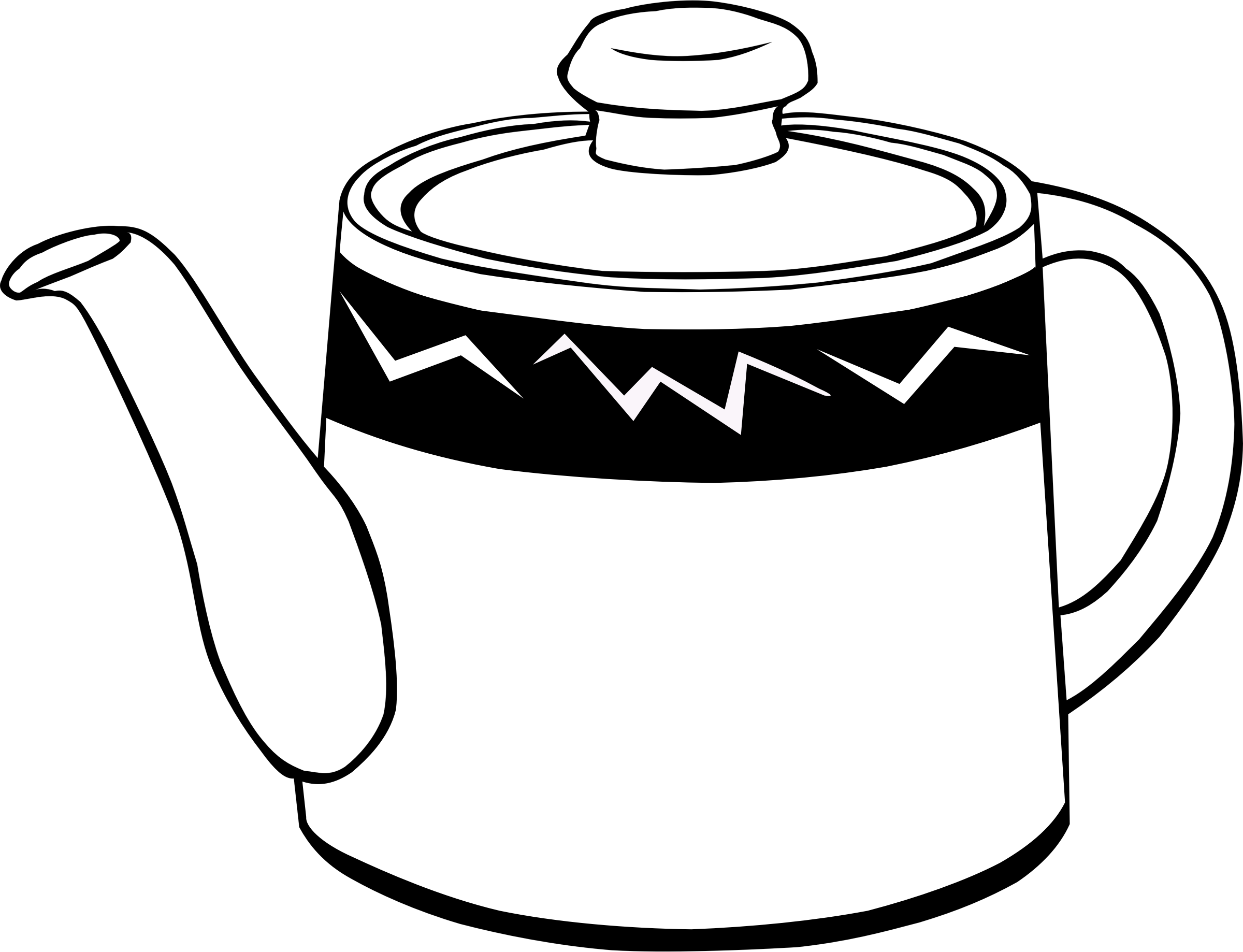 Fast Food, Drinks, Tea, Pot - Teapot Clip Art (2400x1838)