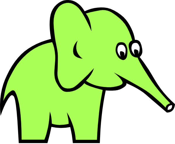 Elephant Clip Art - E Is For Elephant (600x492)