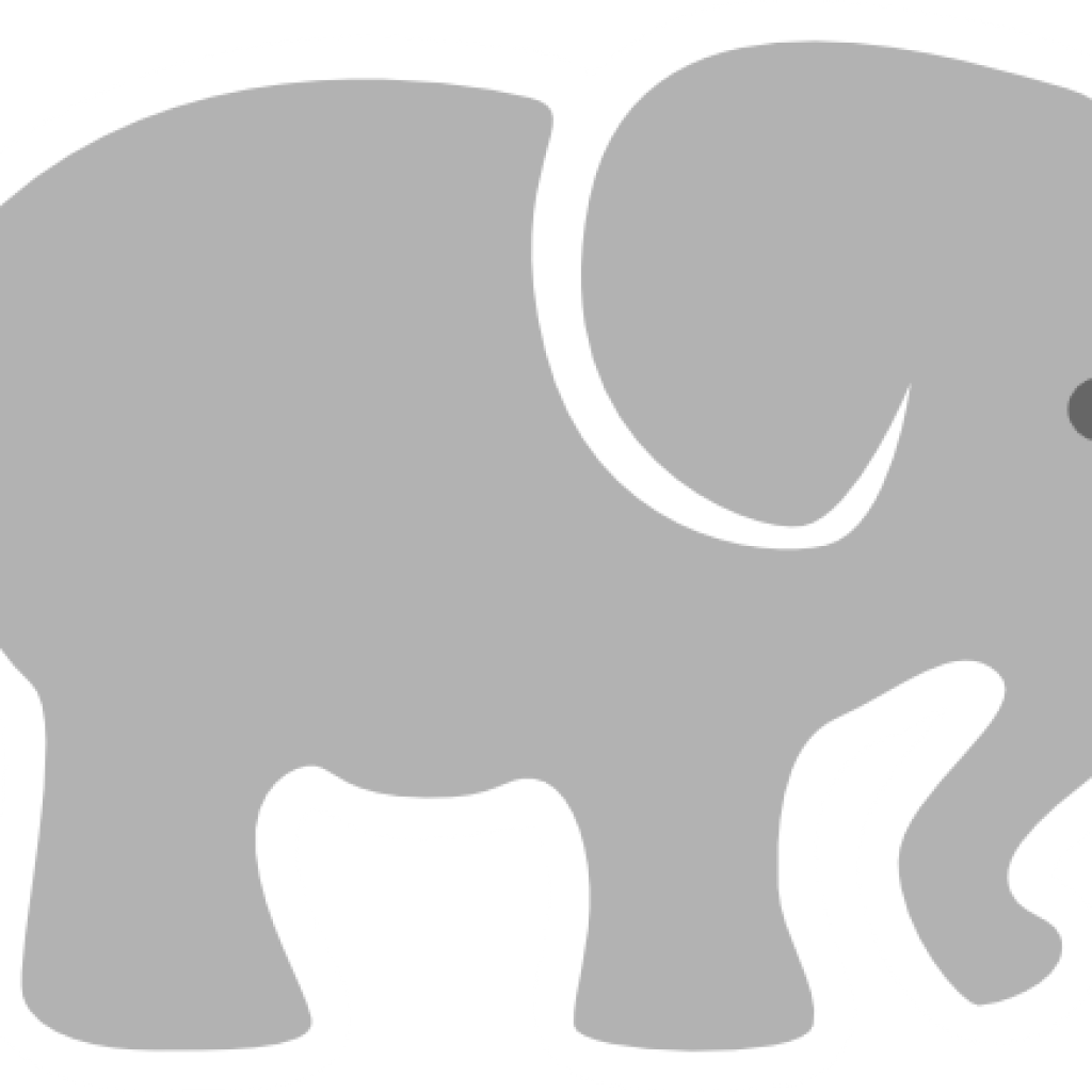 Baby Elephant Clipart Light Grey Ba Elephant Clip Art - Clip Art (1024x1024)