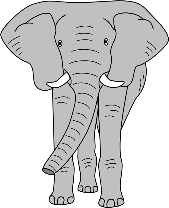 Elephant - Free Elephant Clip Art (576x720)
