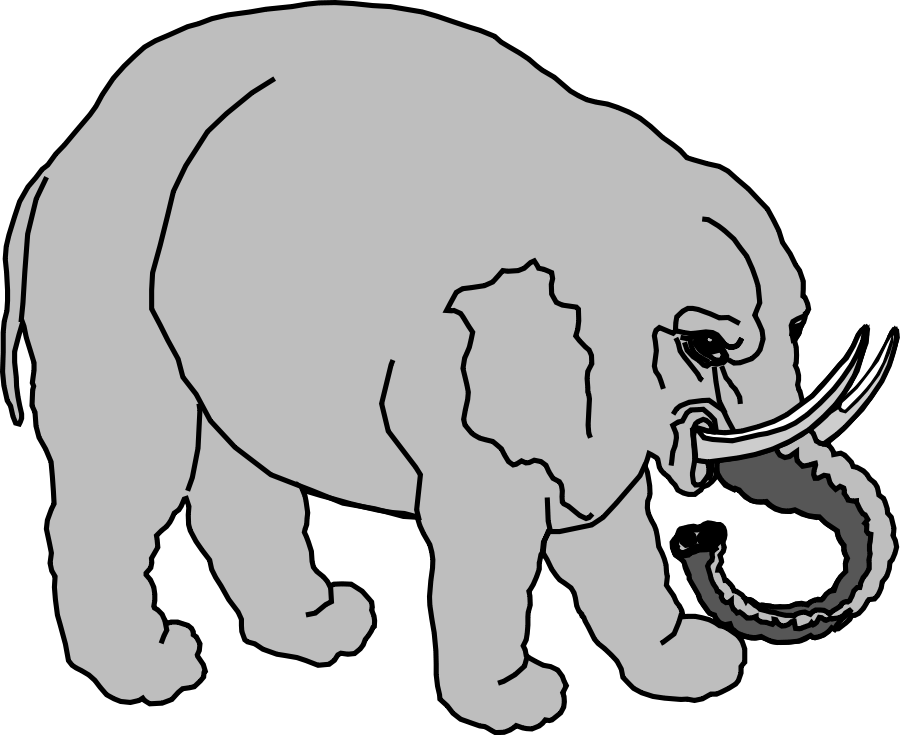 Elephant Large 900pixel Clipart, Elephant Design - Big Artclip (900x735)