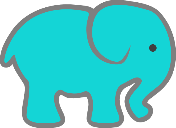 Pink Elephant Clip Art (600x436)