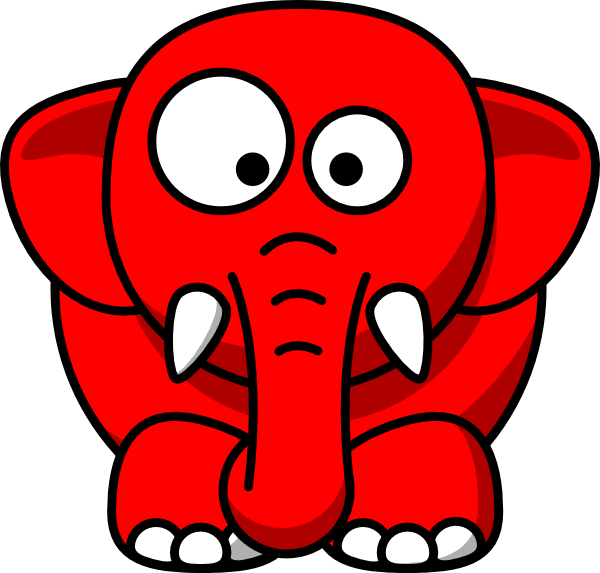 Elephant Drawing Cartoon (600x573)
