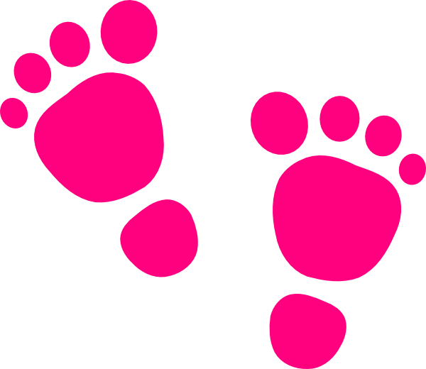 Baby Boy Footprints Clip Art - Baby Feet Clip Art (600x520)