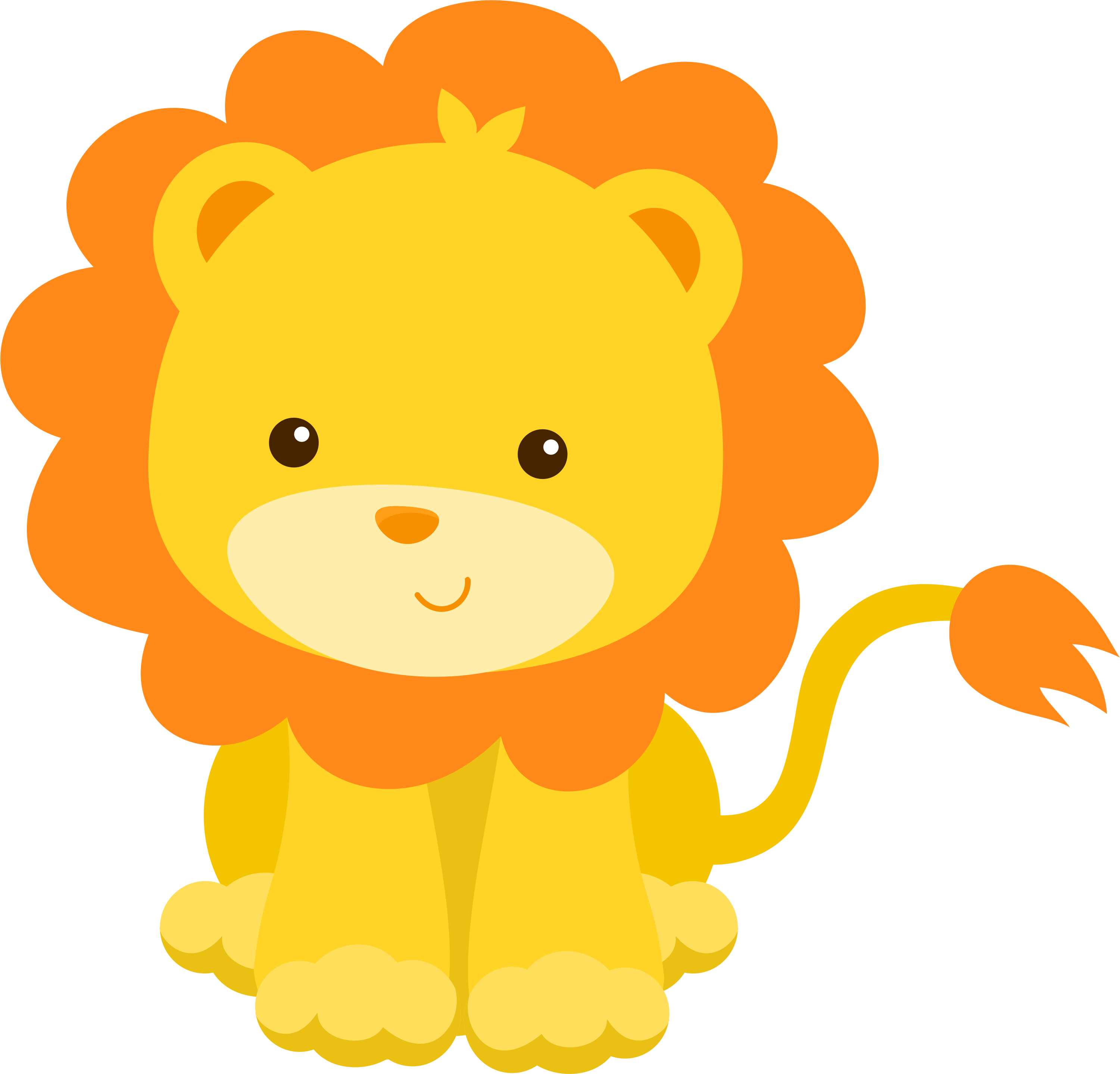 Lion Clipartbaby - Leao Desenho Png (3001x2877)