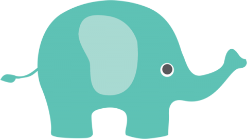 5 Modern Elephant Clip Art Clip Art Library With Modern - Elephant Clipart Png (480x271)