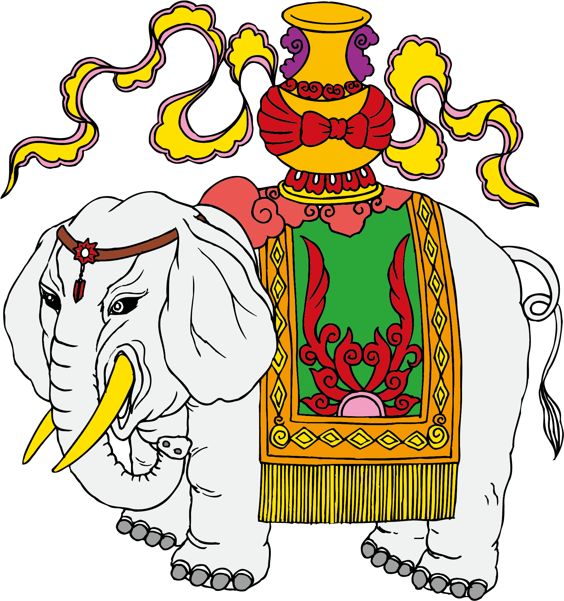 White Elephant Clip Art - White Elephant Clip Art (2467x3500)