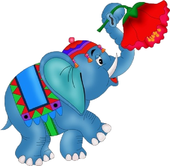 Circus Cartoon Elephant Animal Images Are Free To Copy - Circus Elephant Clip Art (600x600)