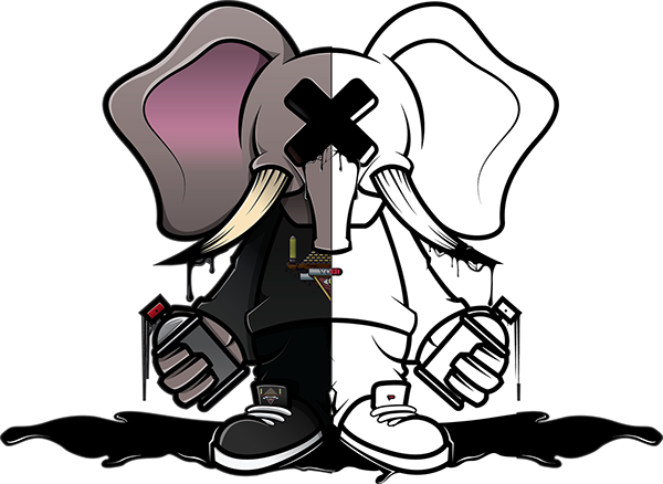 Graffiti Character Design Png (600x438)