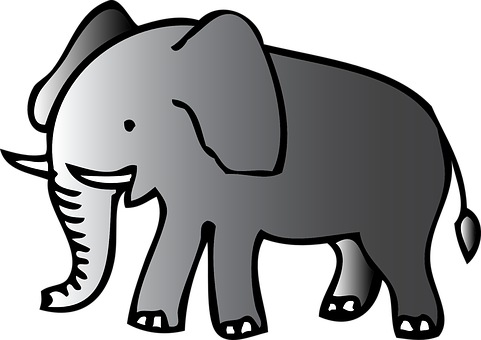 Elephant Animal Mammal Ivory Elephant Elep - Personalized Elephant Throw Blanket (481x340)