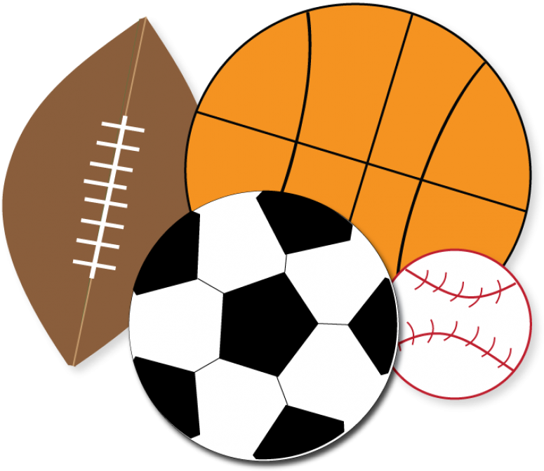 Free Sports Clipart For Parties, Crafts, School Projects, - Sports Clipart Transparent Background (800x679)