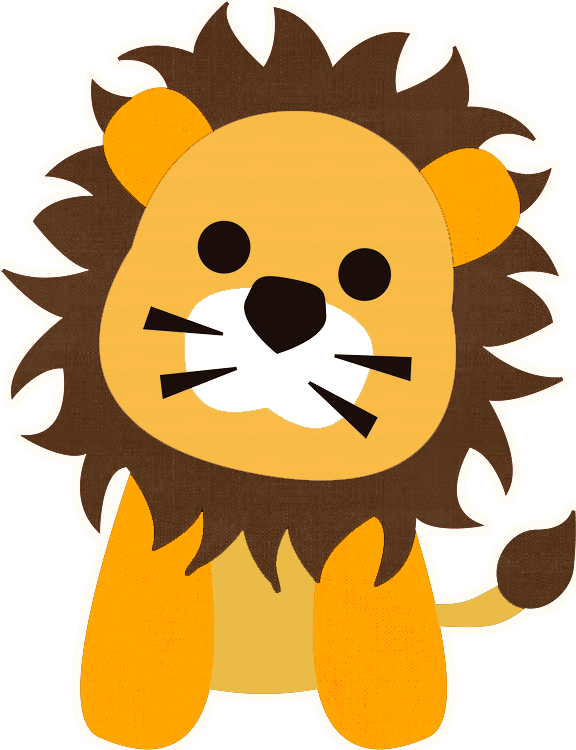 Imagenes De Safari Para Baby Shower - Leones Animados (576x750)