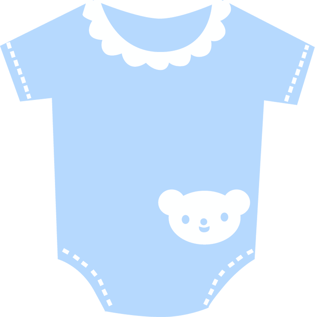 Grávida E Bebê - Blue Baby Onesie Clipart (1016x1021)