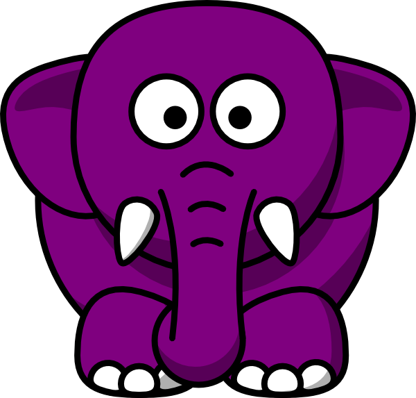 Cartoon Elephant (600x573)