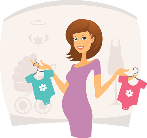 10 Tips For First-time Parents When Shopping For Baby - Vector Graphics (500x469)