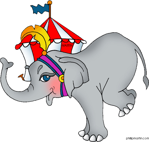 Circus Cartoon Animal Clip Art Images - Circus Animals Clip Art (648x613)